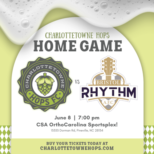 Charlottetowne Hops vs  Bristol Rhythm poster