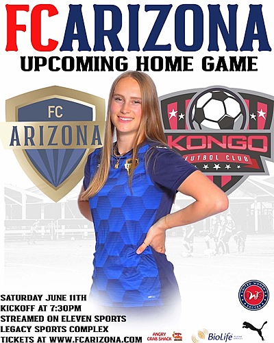 (UWS) FC Arizona vs Kongo SC  poster