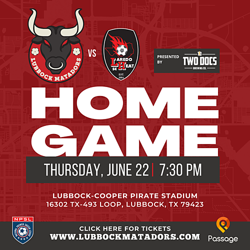 Lubbock Matadors vs. Laredo Heat FC image