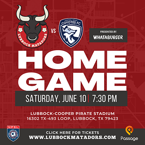 Lubbock Matadors vs. Central Texas Coyotes FC image