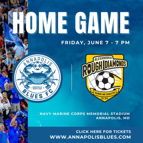 Annapolis Blues FC vs Alexandria Rough Diamonds (24') poster