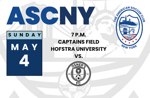 ASCNY takes on OSNER'S FC in NPSL Home Opener! poster