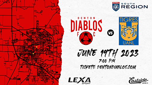 Denton Diablos vs Tigres UANL Reserves poster
