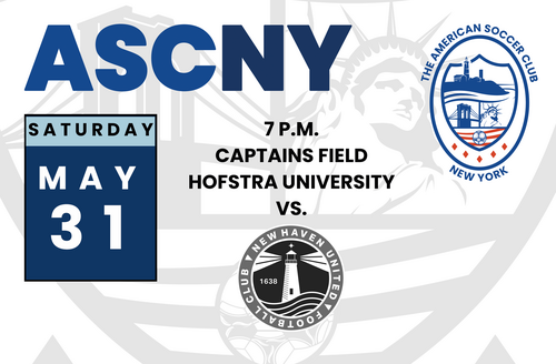 May31  vs  New Haven United FC in NPSL Matchup  poster