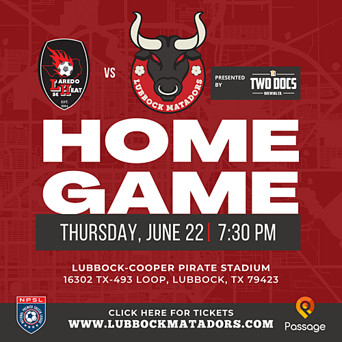 Lubbock Matadors vs. Laredo Heat FC image