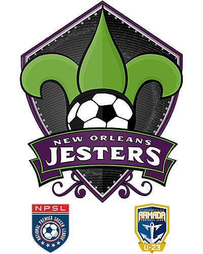 2023 New Orleans Jesters vs Jacksonville Armada FC poster