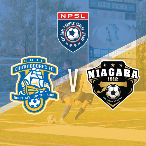 (NPSL) Erie Commodores v. Niagara 1812 poster