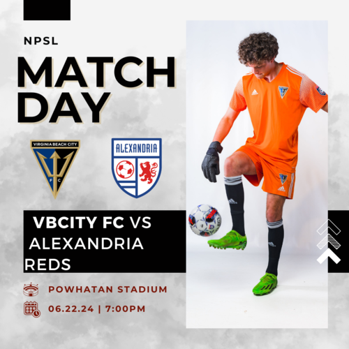 Virginia Beach City FC vs Alexandria Reds poster