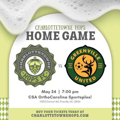 Charlottetowne Hops vs Greenville United  poster